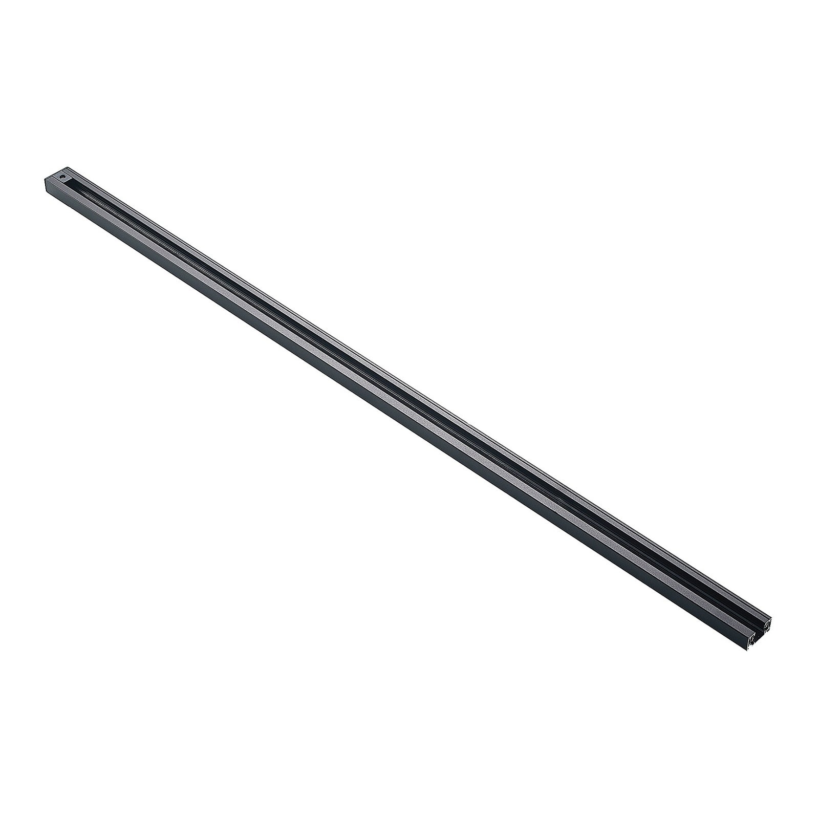 Skinnesystem Linaro 3 LED-spotter Brinja svart sideprofil