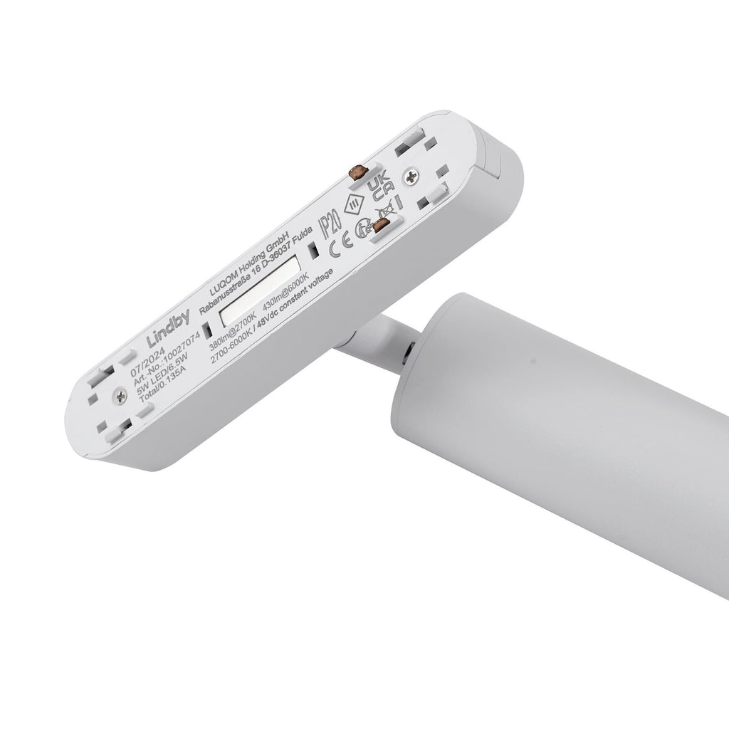 Fjernkontroll til Skinnesystem Lumaro 48V 5 LED-spotter dimbar CCT hvit
