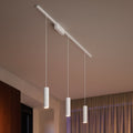 Skinnesystem Perifo 3 LED-pendler dimbar RGB hvit - Philips Hue forfra