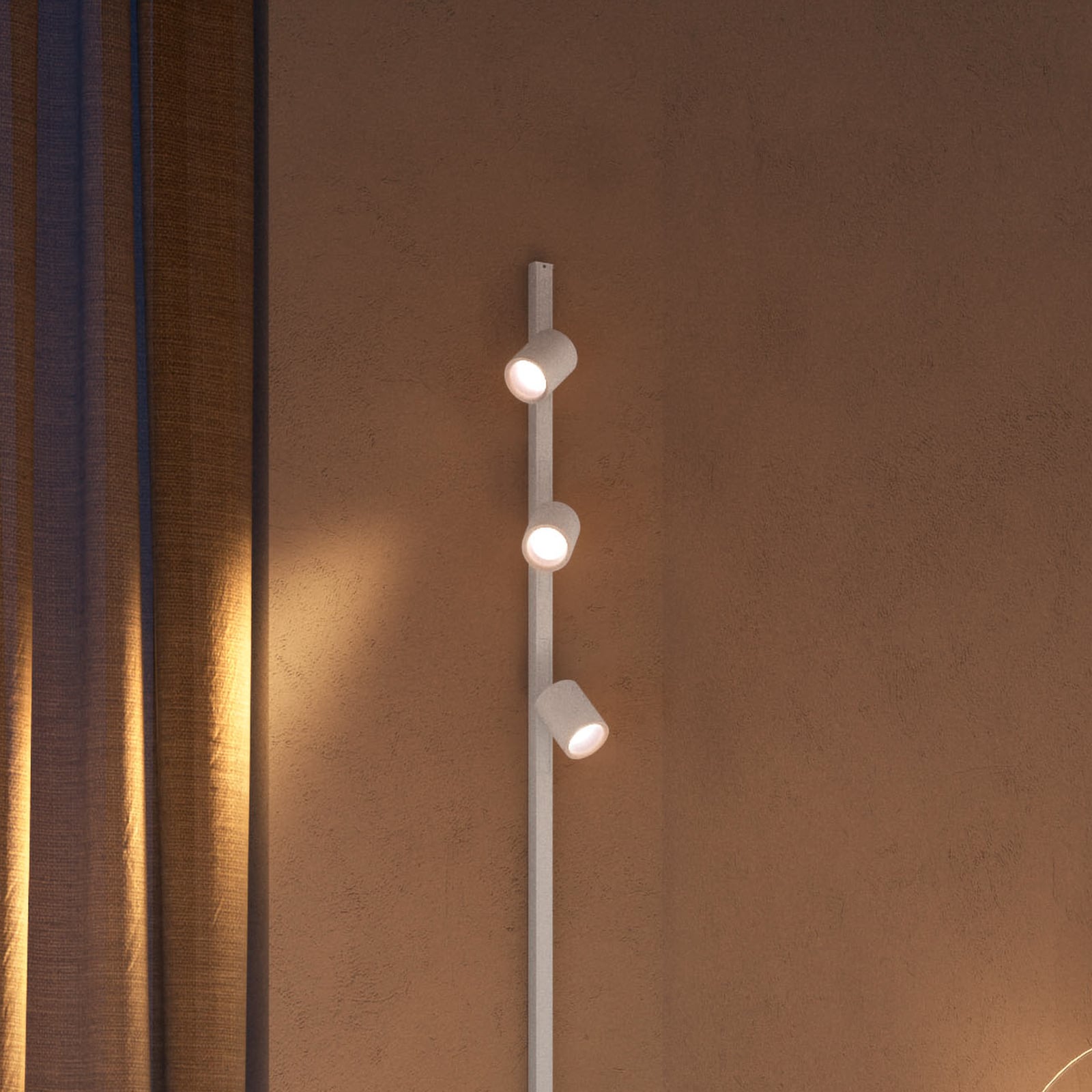 Skinnesystem Perifo 4 LED-spotter hvit RGB dimbar - Philips Hue bakside