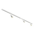 Skinnesystem Puri-Track 1-fase 3-lys GU10 LED hvit forfra