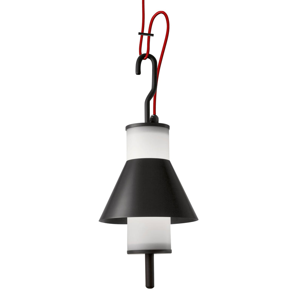 Detaljbilde av skjerm for Pistillo utependellampe aluminium svart Ø26 cm