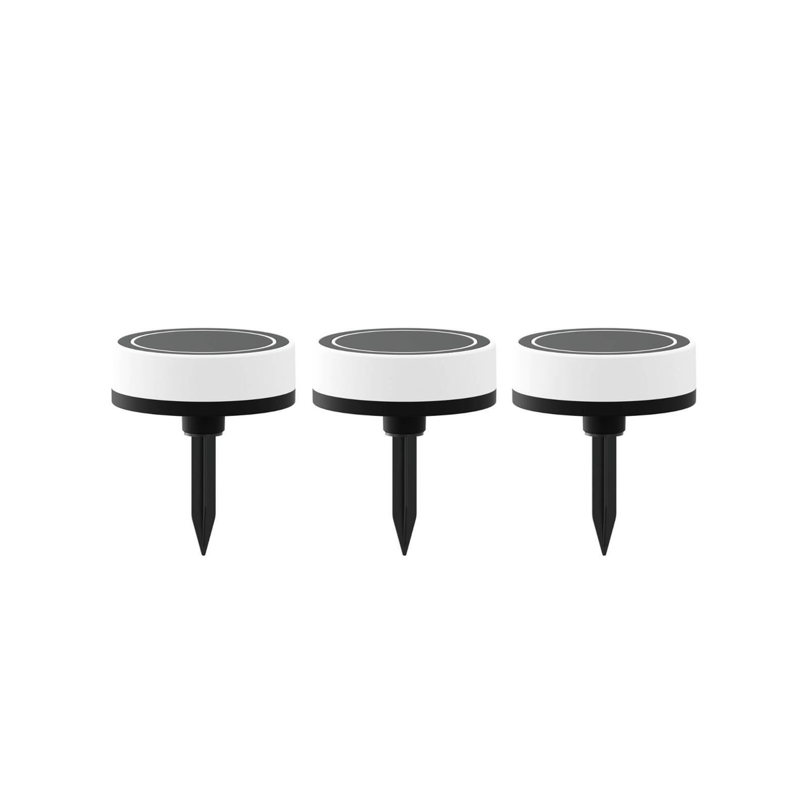 Smart bakkespot 3-sett CCT RGB dimbar IP44 - Calex forfra