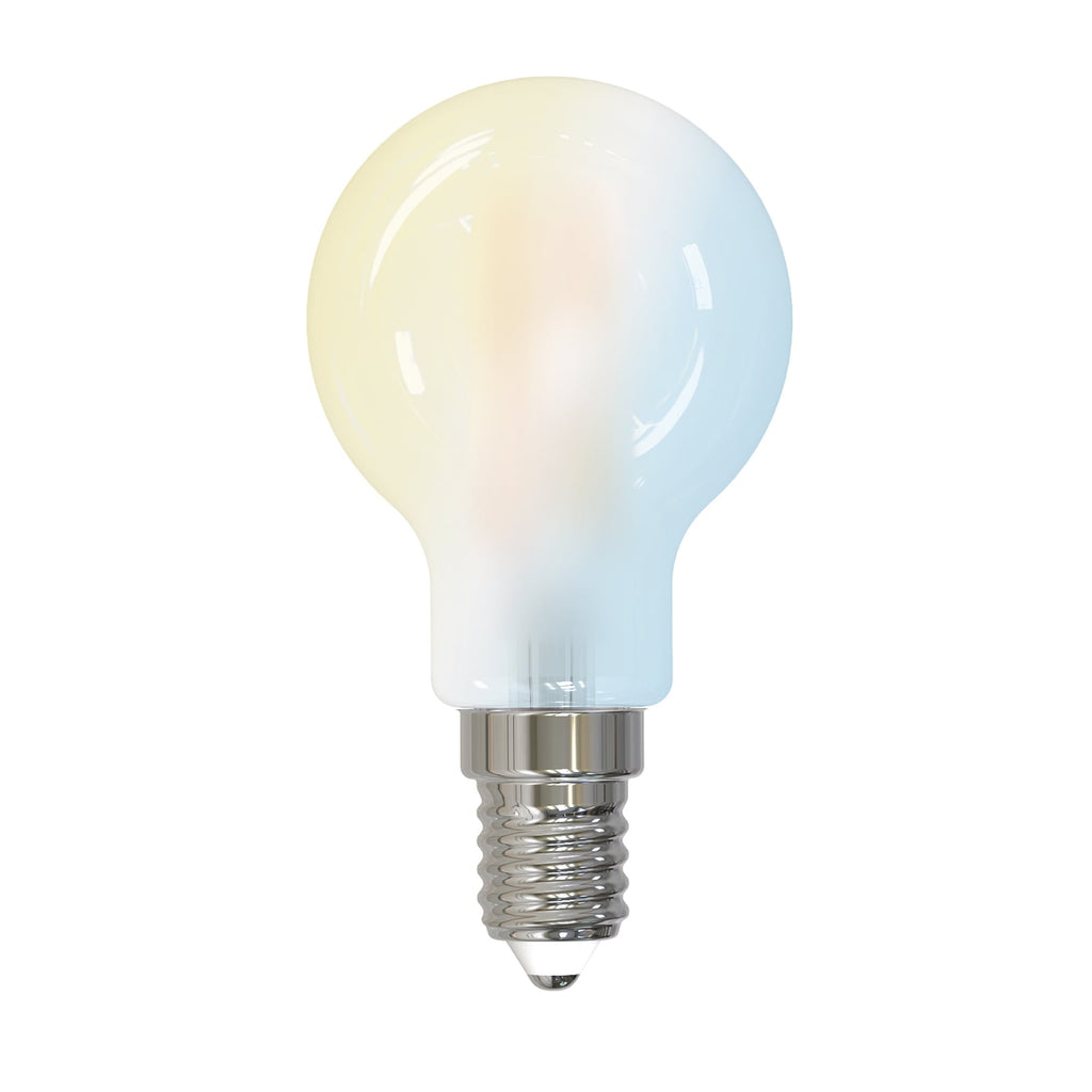 Nærbilde av Smart LED-dråpepære E14 4,2W CCT dimbar matt WiFi Tuya - LUUMR