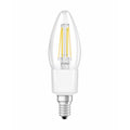 Smart LED filamentpære E14 4W kronelysform dimbar RGB forfra