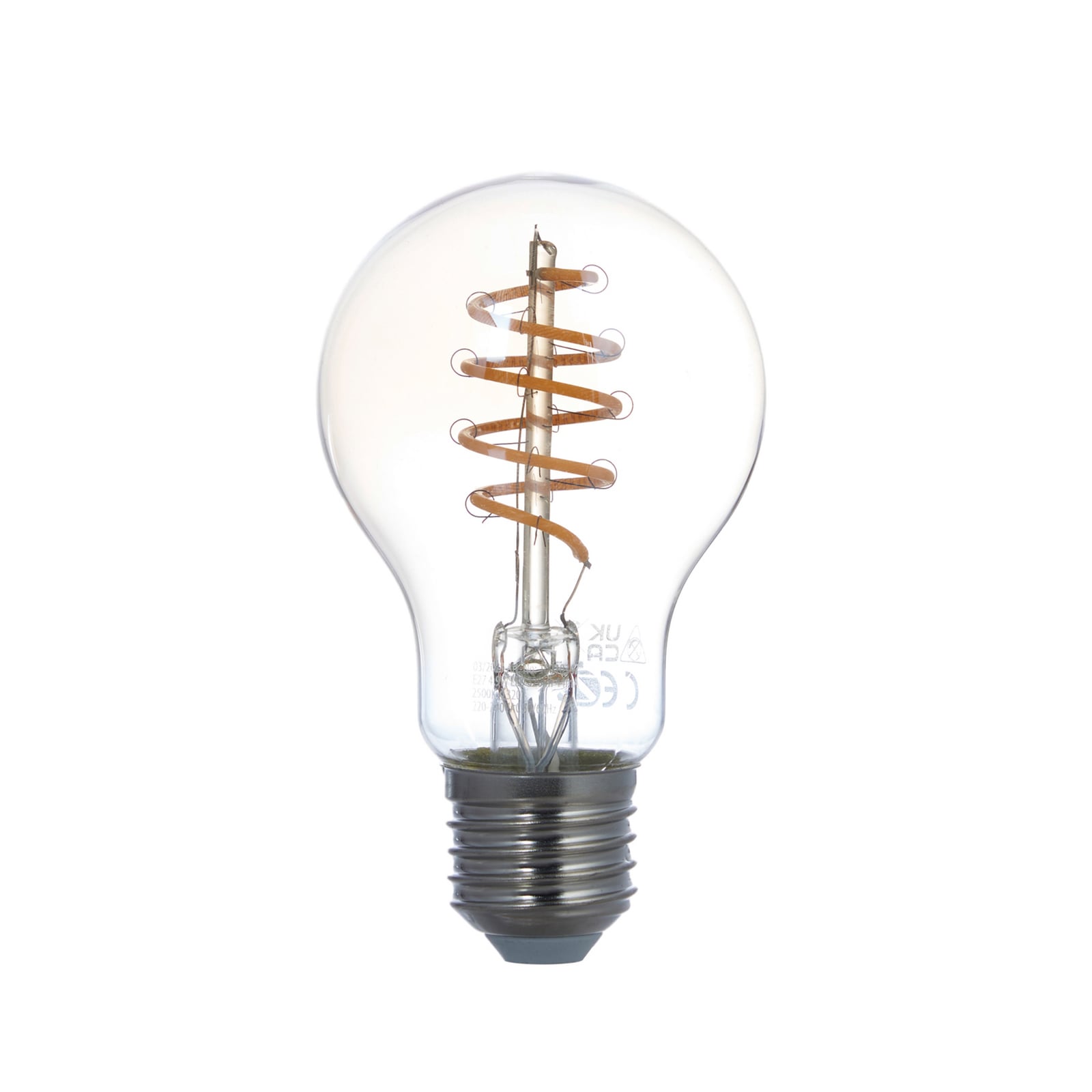 Detalj av Smart LED filamentpære E27 A60 4,9W dimbar amber Zigbee - LUUMR