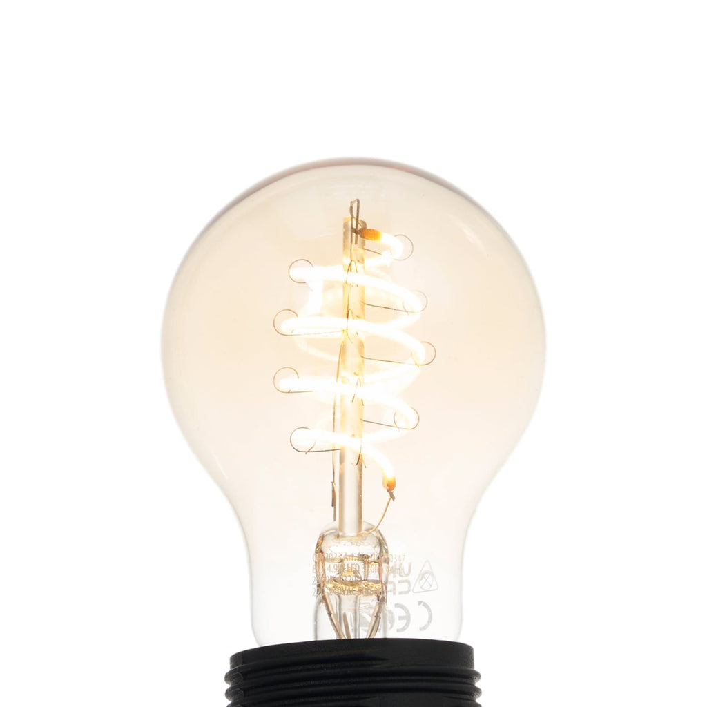 Smart LED filamentpære E27 A60 4,9W dimbar amber Zigbee - LUUMR med E27 sokkel