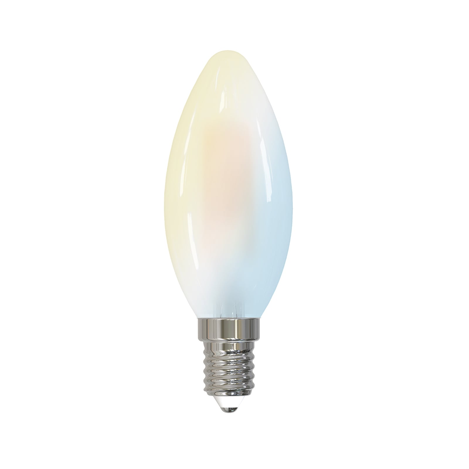 Smart LED filamentpære E14 kronelysform 4,2W CCT 3-pk detalj