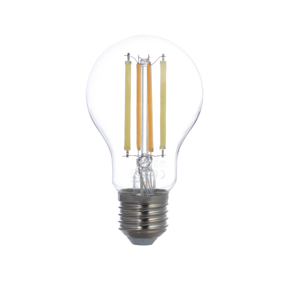Smart LED filamentpære E27 7W CCT dimbar klar Zigbee Hue LUUMR detalj