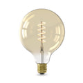 Smart LED filamentpære E27 7W G125 gull CCT dimbar Calex forfra
