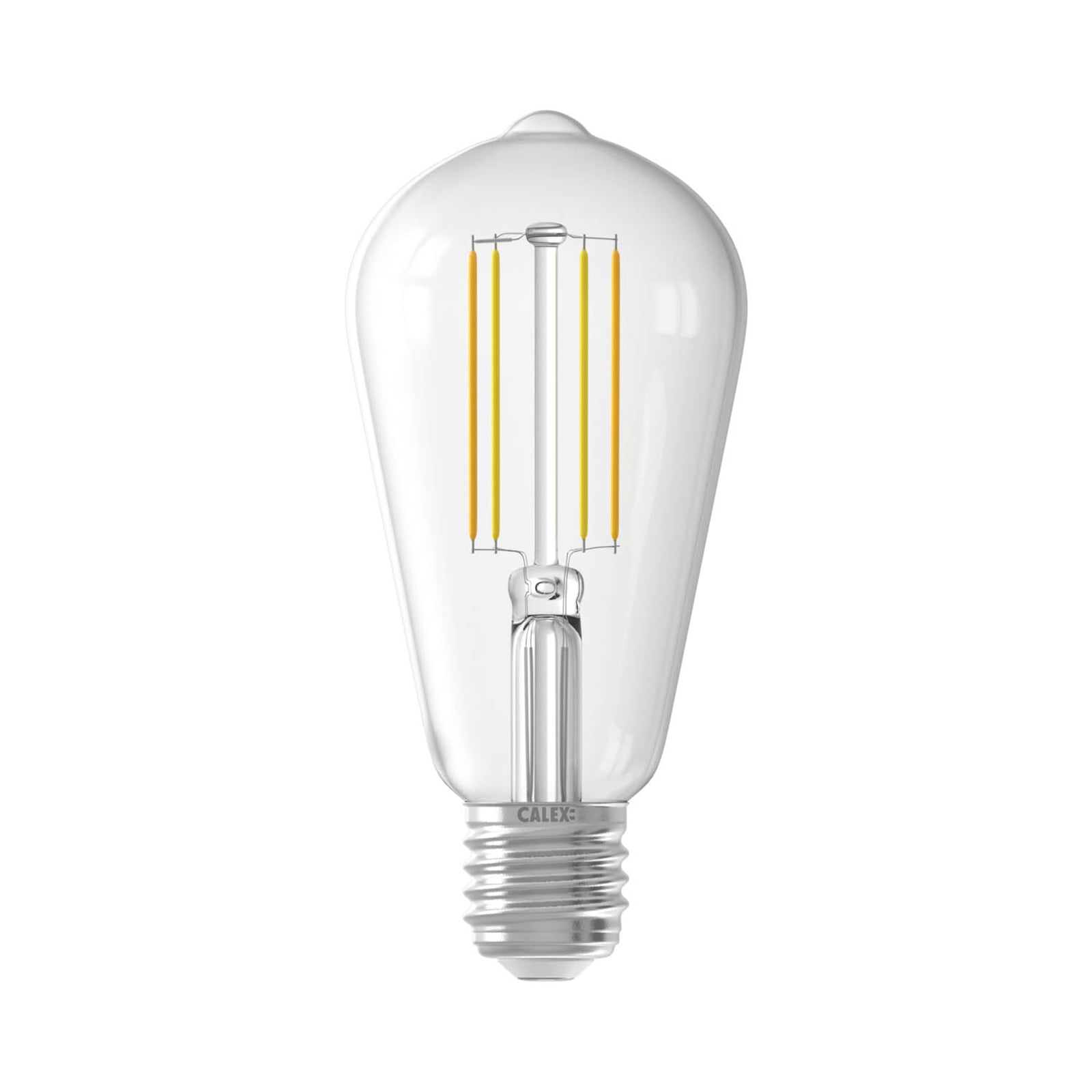 Smart LED-filamentpære ST64 E27 7W 806lm dimbar klar - Calex forfra