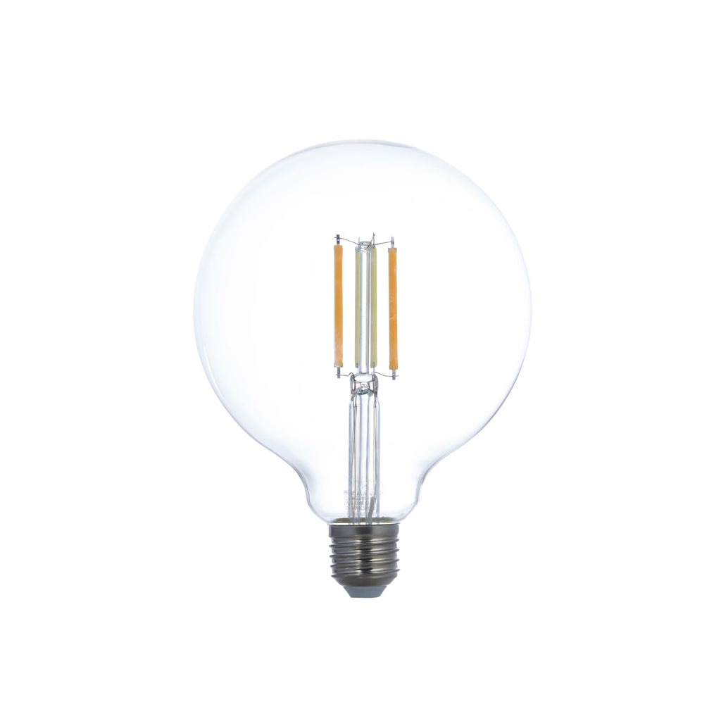 Detalj av Smart LED-globepære E27 G125 7W klar CCT dimbar Zigbee - LUUMR filament