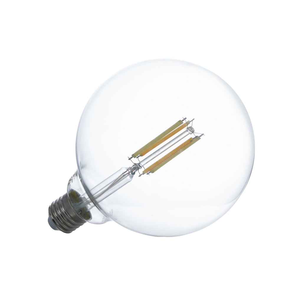 Smart LED-globepære E27 G125 7W klar CCT dimbar Zigbee - LUUMR med app-styring