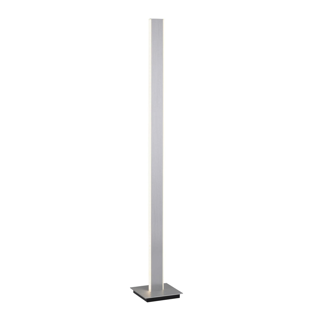 Smart LED-gulvlampe Q-Adriana CCT+RGB aluminium 140 cm bakside
