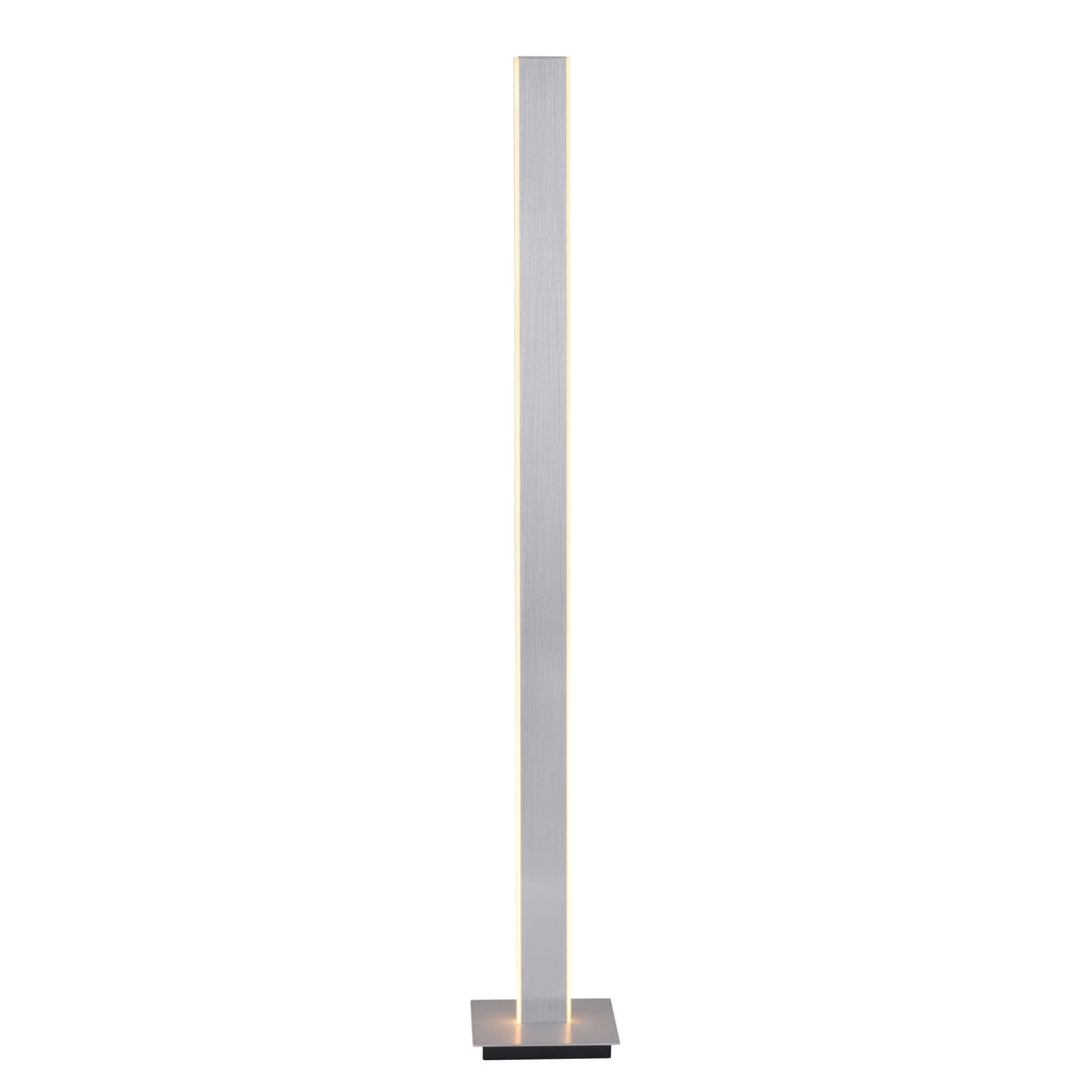 Detalj av Smart LED-gulvlampe Q-Adriana CCT+RGB aluminium 140 cm