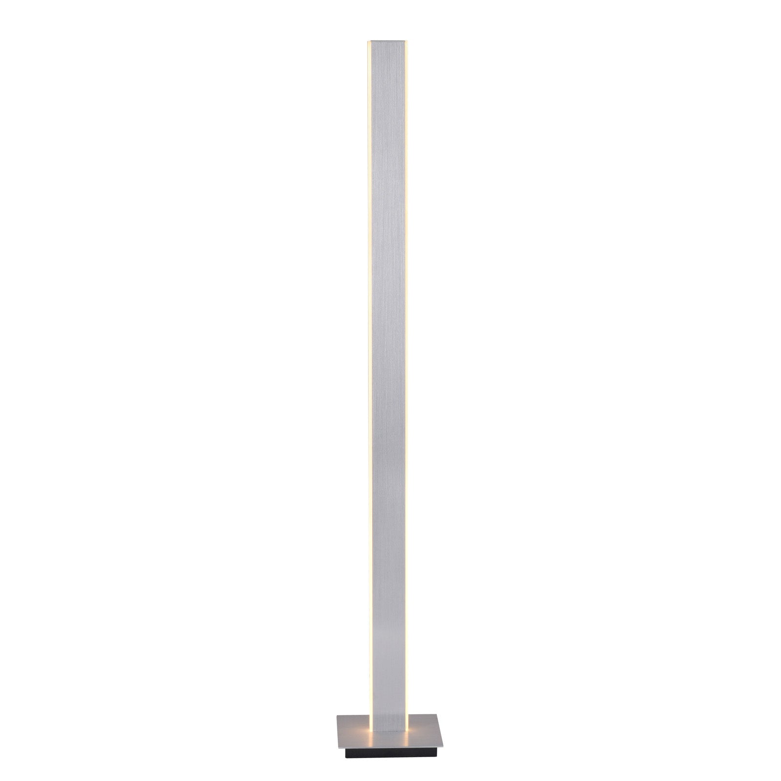 Detalj av Smart LED-gulvlampe Q-Adriana CCT+RGB aluminium 140 cm
