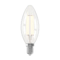 Smart LED-kronelys E14 4,9W 470lm filament dimbar - Calex forfra