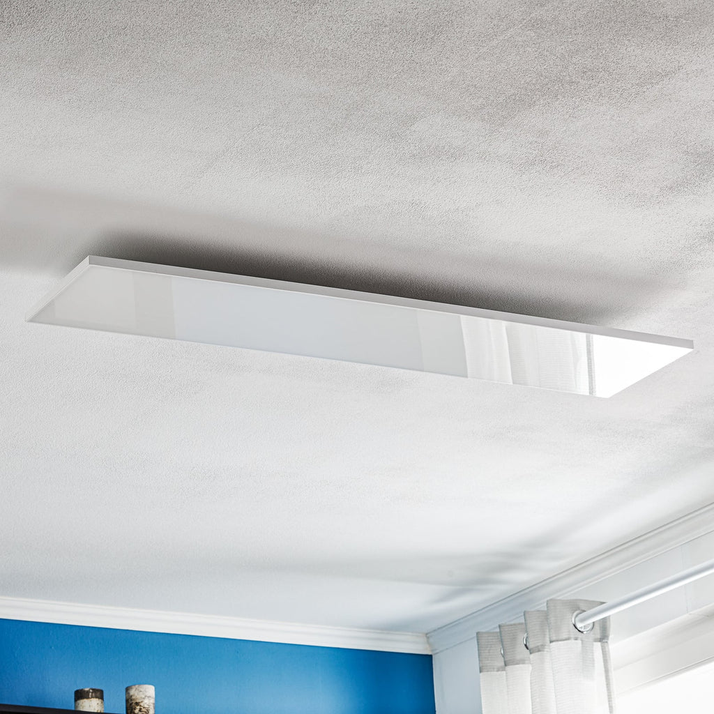 Smart LED-panel Aris 120x30 cm hvit RGB CCT fjernkontroll bakside