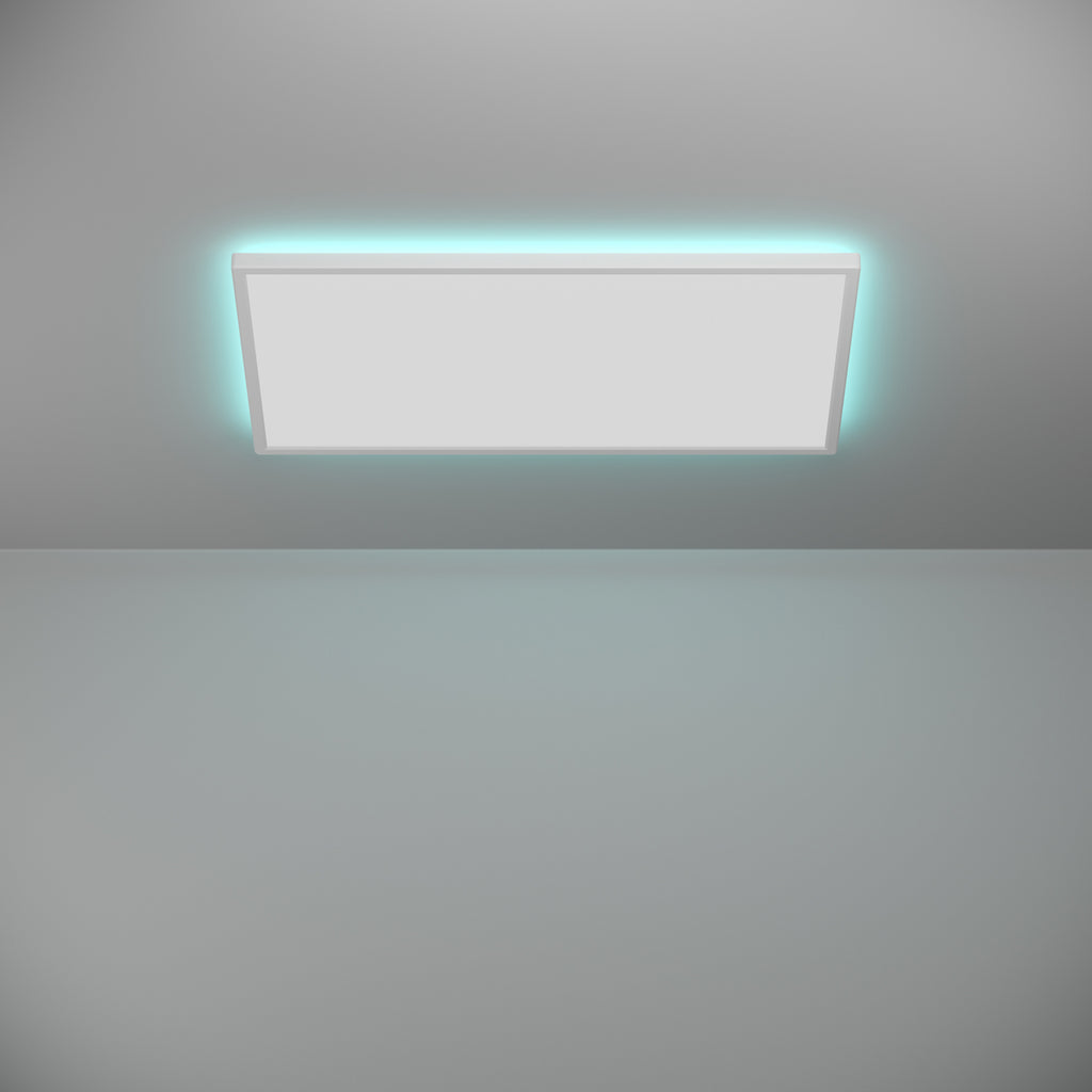 Smart LED-panel Rovito-Z hvit 57x30 cm fjernkontroll