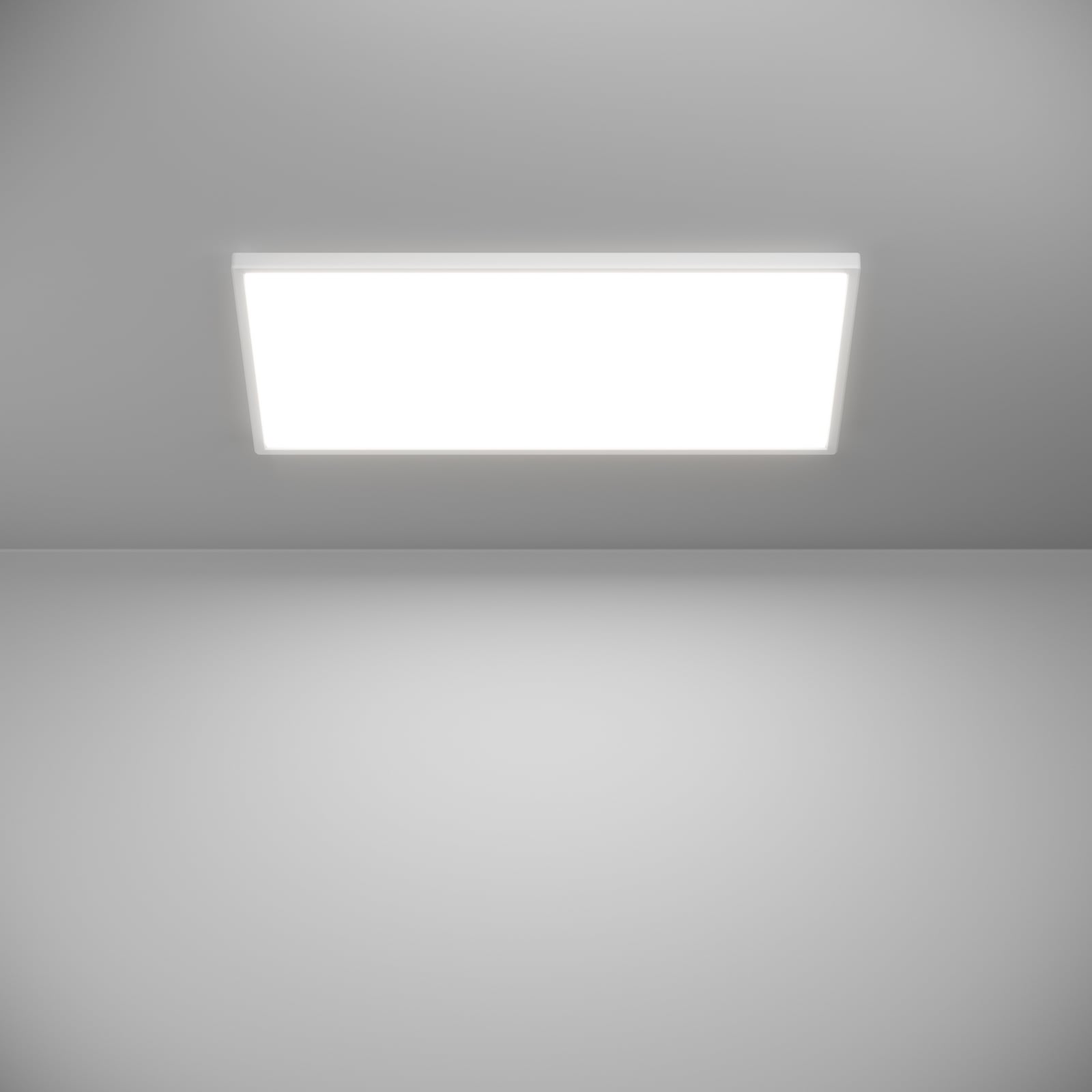 Smart LED-panel Rovito-Z hvit 57x30 cm lysstyrke