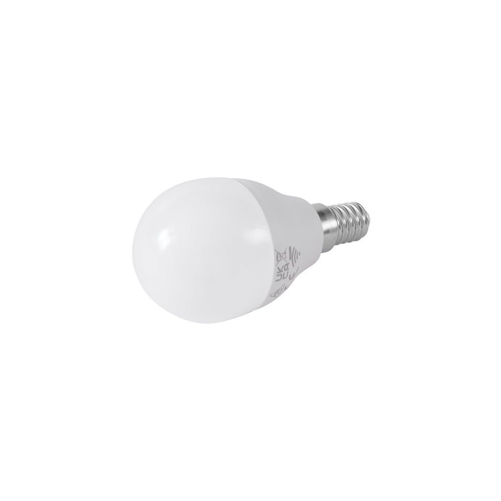 Smart LED-pære dråpeform E14 4,9W CCT RGB WiFi dimbar LUUMR sideprofil