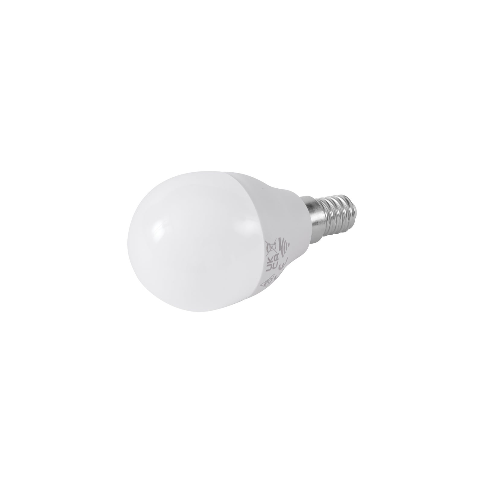 Smart LED-pære dråpeform E14 4,9W CCT RGB WiFi dimbar LUUMR sideprofil