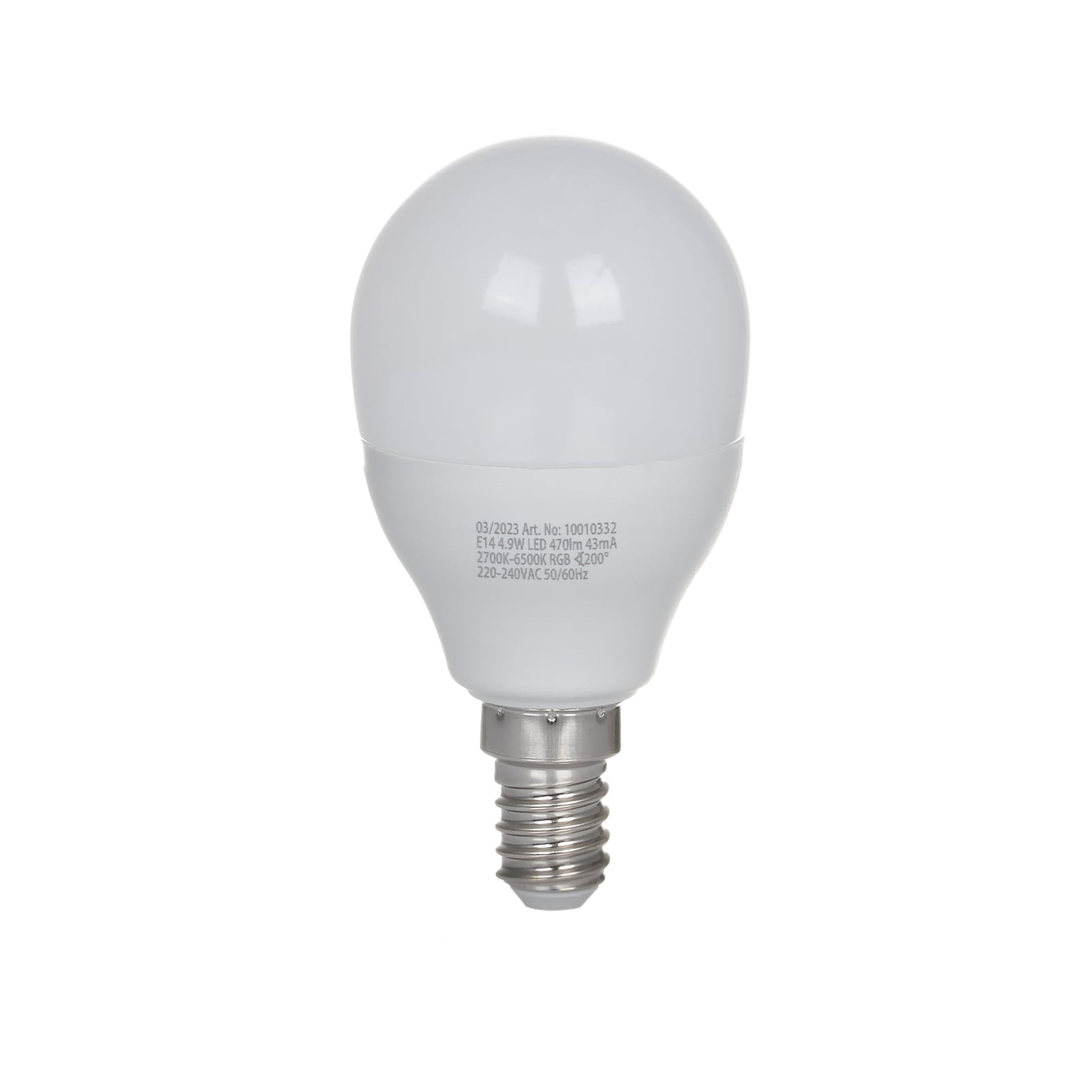 Smart LED-pære E14 P45 4,9W RGBW CCT Zigbee Philips Hue - LUUMR bakside