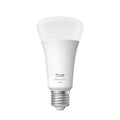 Smart LED-pære E27 11,8W 1600lm CCT RGB dimbar Philips Hue forfra