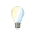 Smart LED-pære E27 7W CCT dimbar matt WiFi Tuya - LUUMR forfra