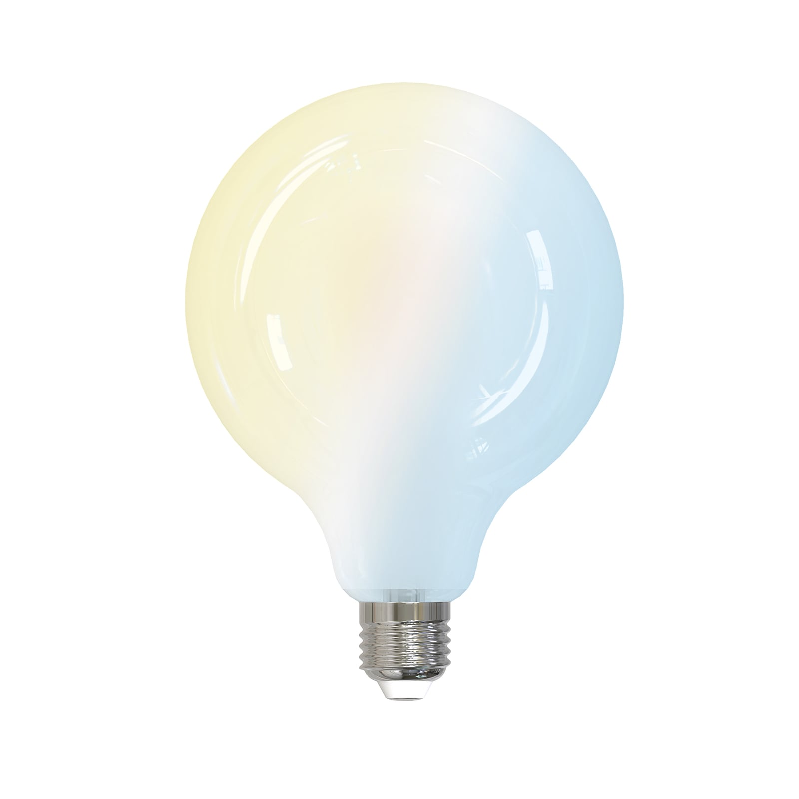 Smart LED-pære G125 matt E27 7W CCT dimbar 3-pk - LUUMR nærbilde