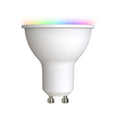 Smart LED-pære GU10 4,7W RGBW CCT dimbar Zigbee Philips Hue - LUUMR forfra