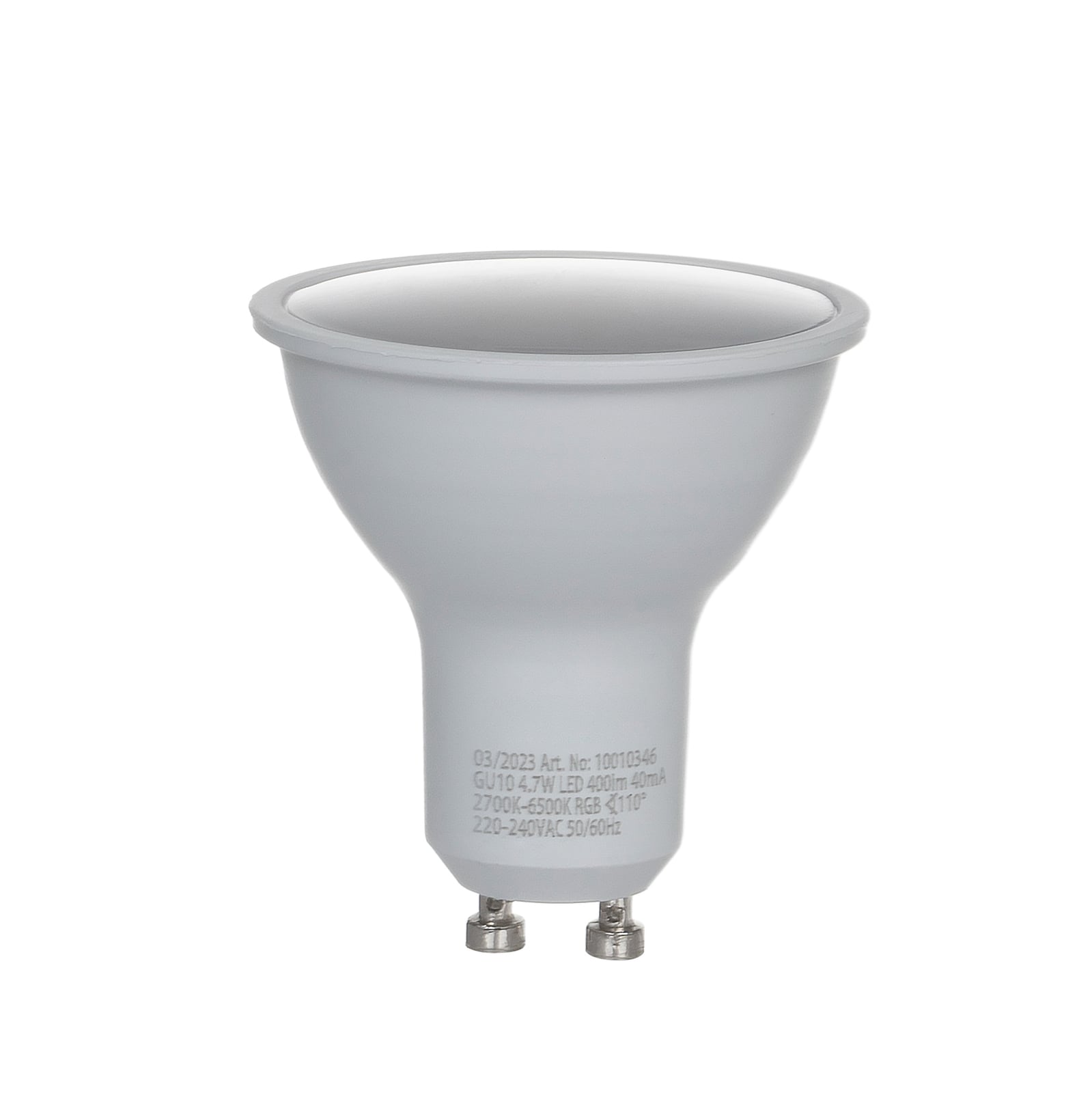Smart LED-pære GU10 4,7W RGBW CCT dimbar Zigbee Philips Hue - LUUMR detalj