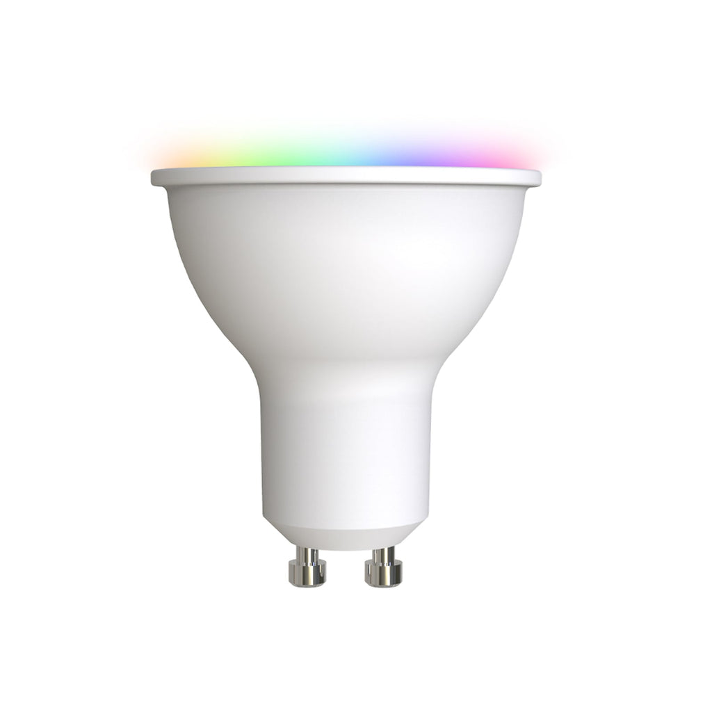Smart LED-pære GU10 4,7W RGBW CCT ZigBee dimbar 2-pk bakside