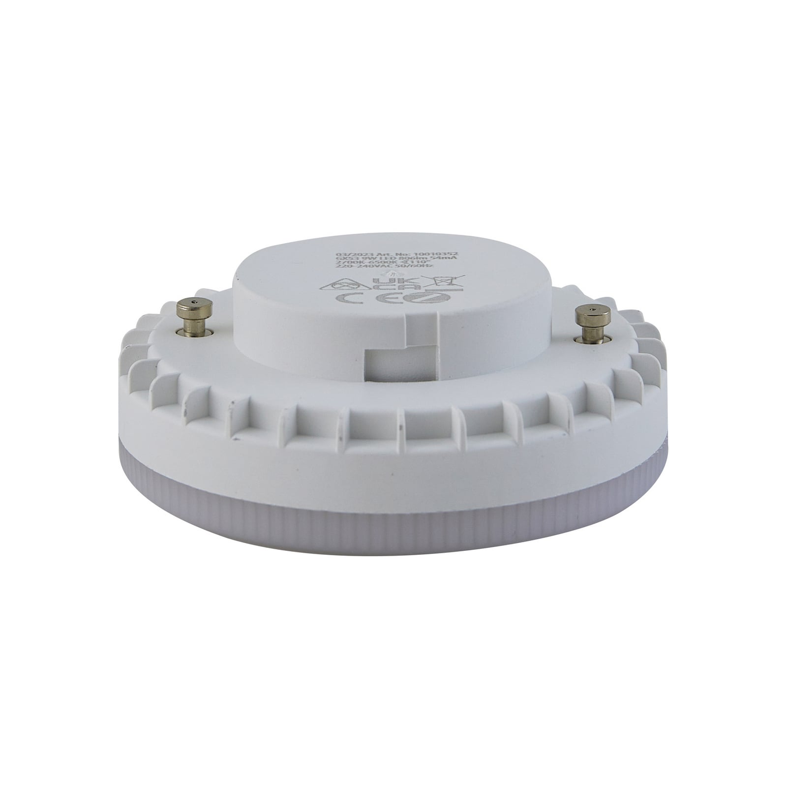 Smart LED-pære GX53 9W CCT dimbar matt Zigbee Philips Hue - LUUMR med app-styring