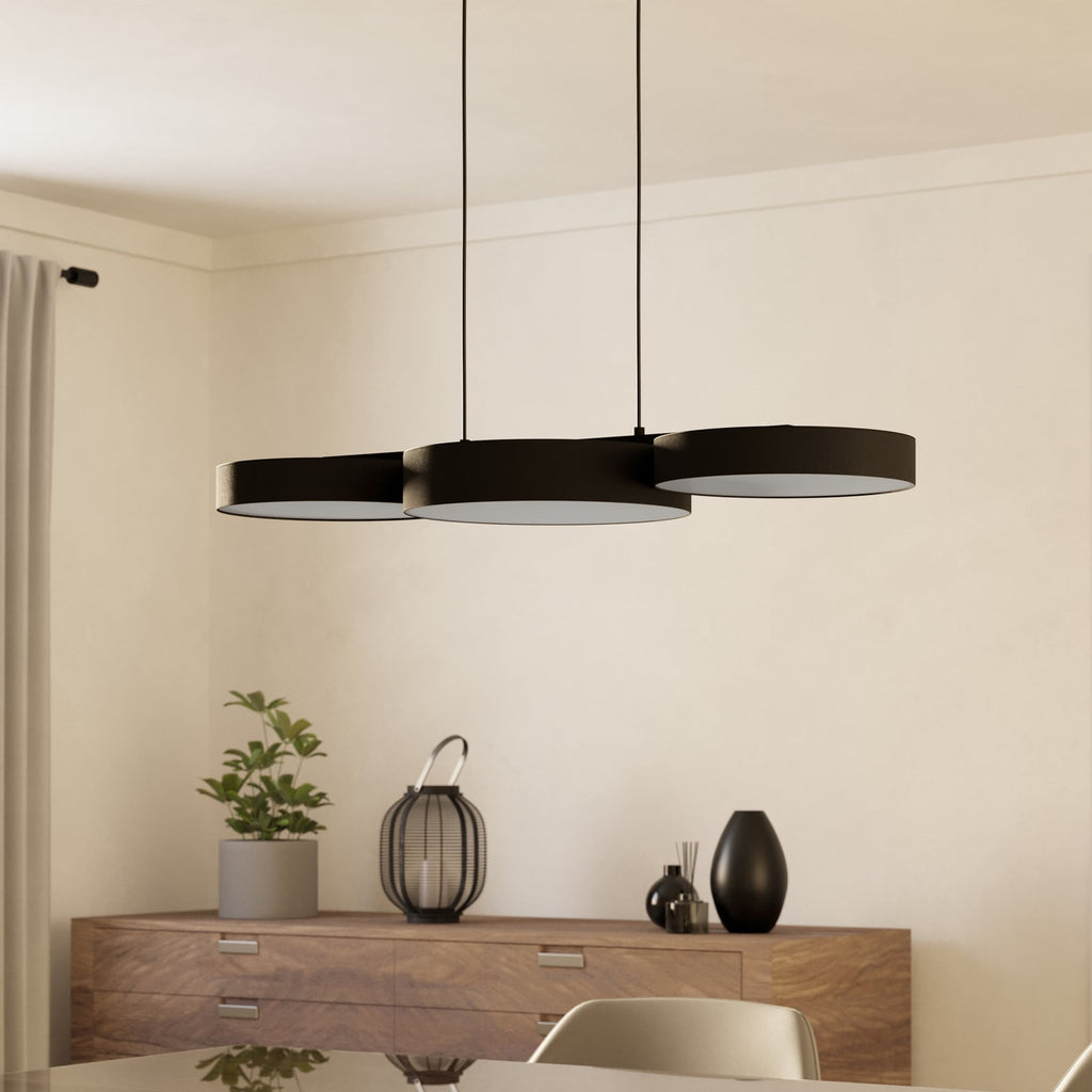Smart LED pendellampe Barbano-Z svart dimbar CCT bakside