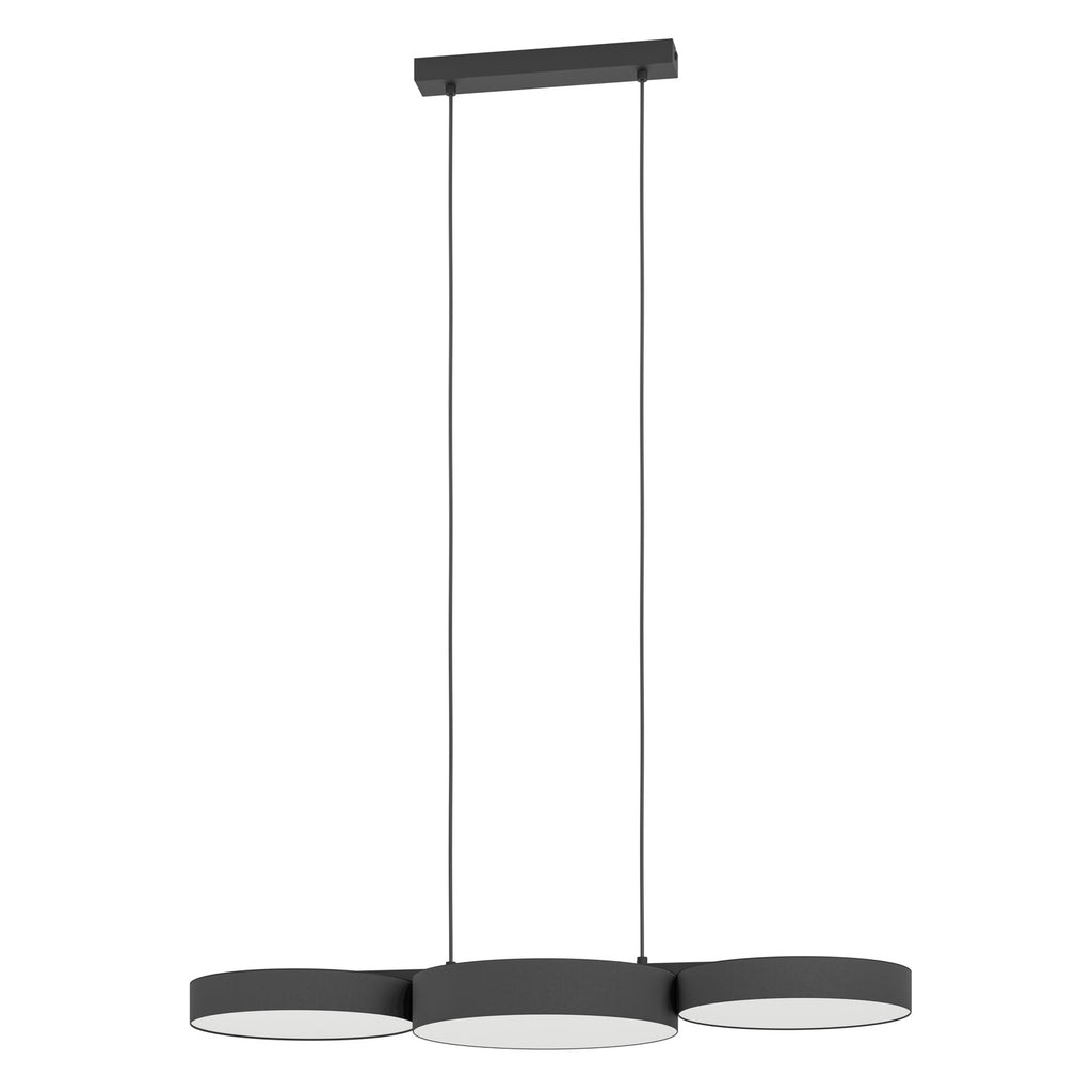 Smart LED pendellampe Barbano-Z svart dimbar CCT nærbilde av lampehode
