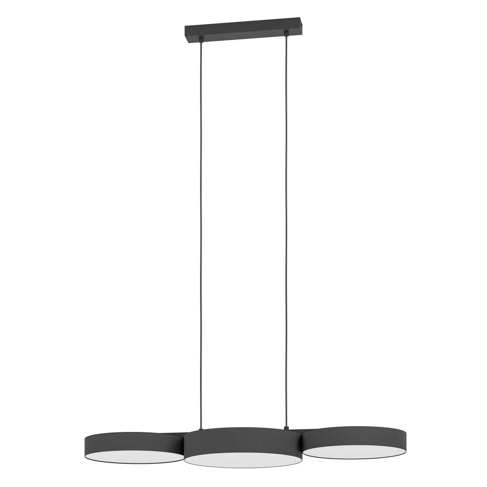 Smart LED pendellampe Barbano-Z svart dimbar CCT nærbilde av lampehode