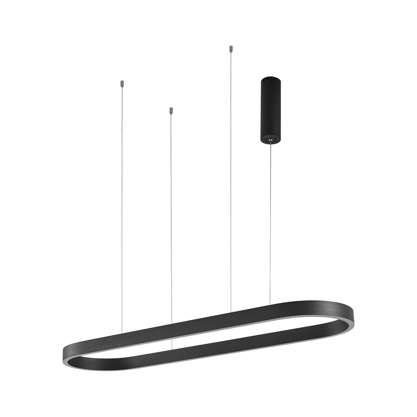 Smart LED pendellampe Melinay dimbar CCT svart 110 cm nærbilde