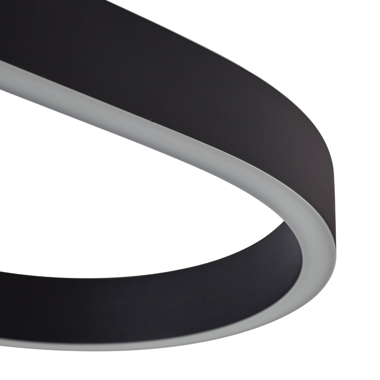 Smart LED pendellampe Melinay dimbar CCT svart 110 cm med fjernkontroll