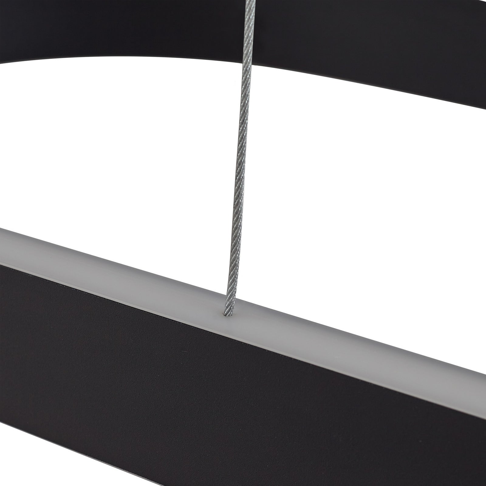 Smart LED pendellampe Melinay dimbar CCT svart 110 cm app-styring