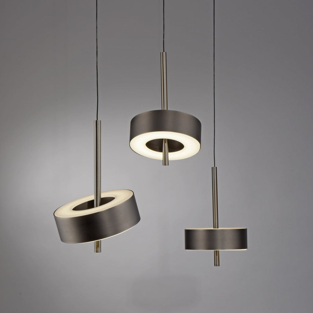 Fjernkontroll for Smart LED-pendellampe Q-Rotate 3-lys mørkebrun dimbar