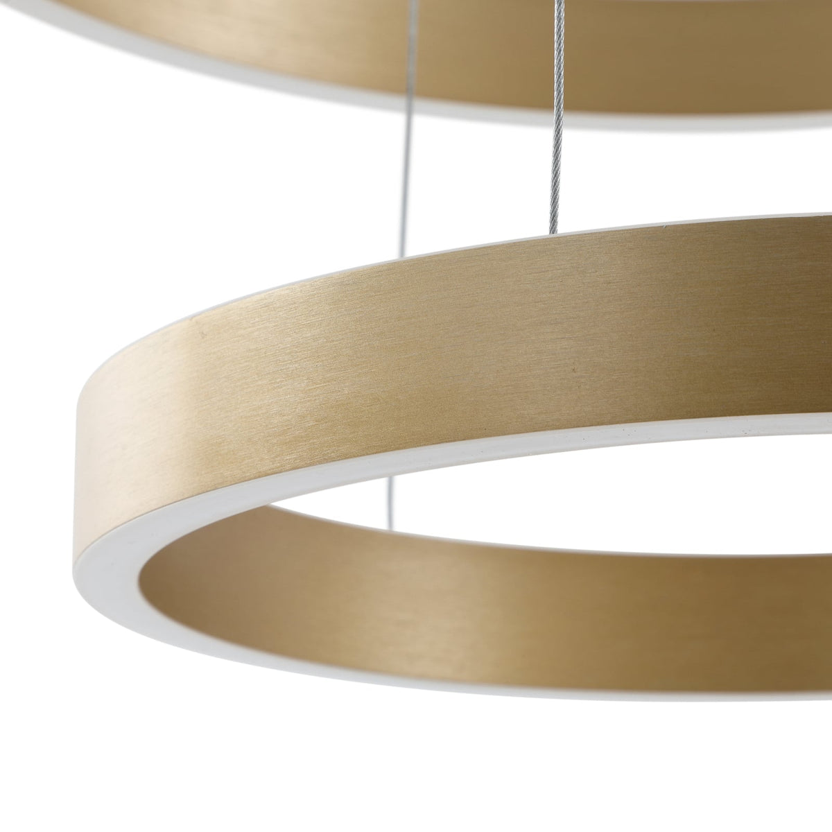 Smart LED-pendellampe Yonam 2-lys gull CCT dimbar nærbilde