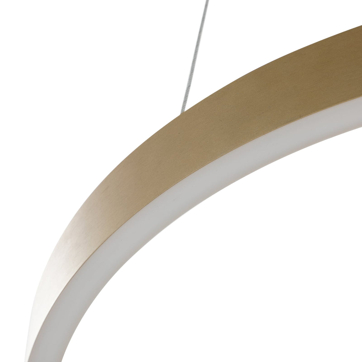 Smart LED-pendellampe Yonam 2-lys gull CCT dimbar fra siden