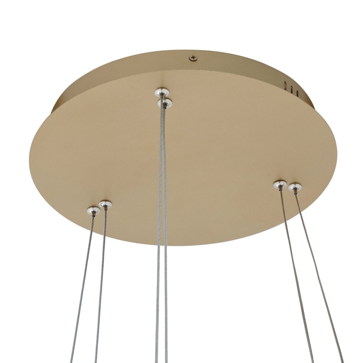 Smart LED-pendellampe Yonam 2-lys gull CCT dimbar justerbar høyde