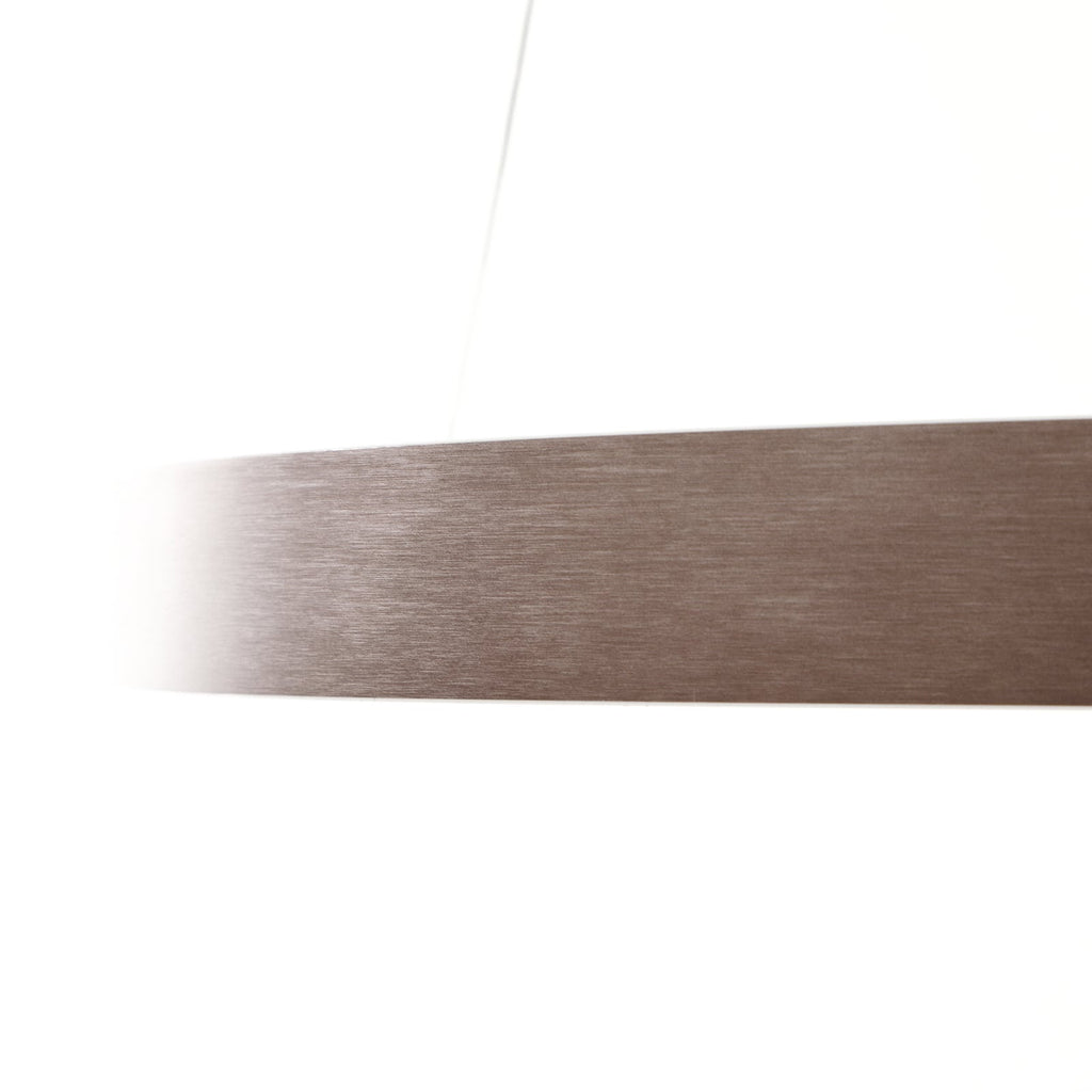 Smart LED pendellampe Yonam aluminium Ø60 cm nærbilde av lampe