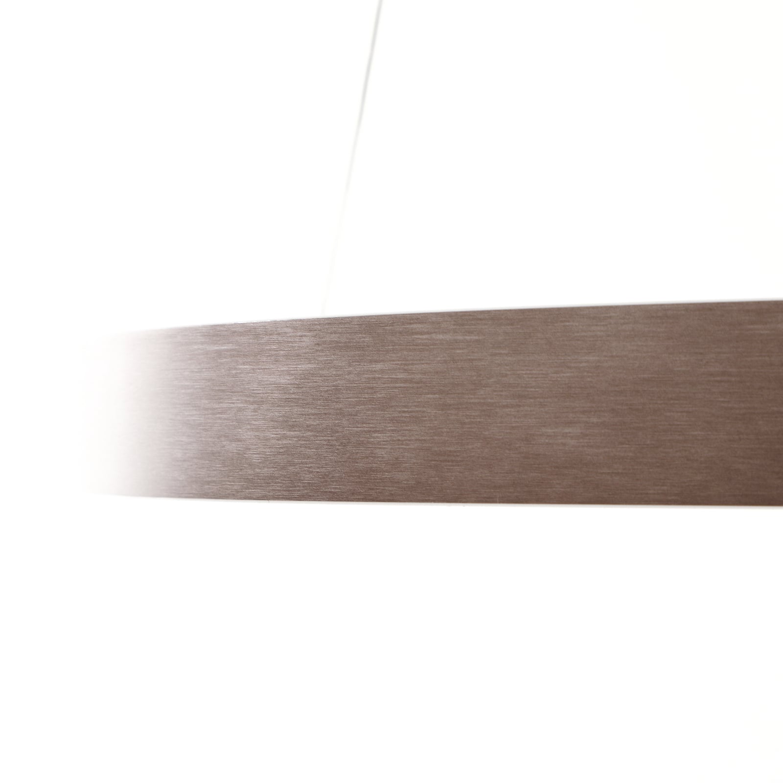 Smart LED pendellampe Yonam aluminium Ø60 cm nærbilde av lampe