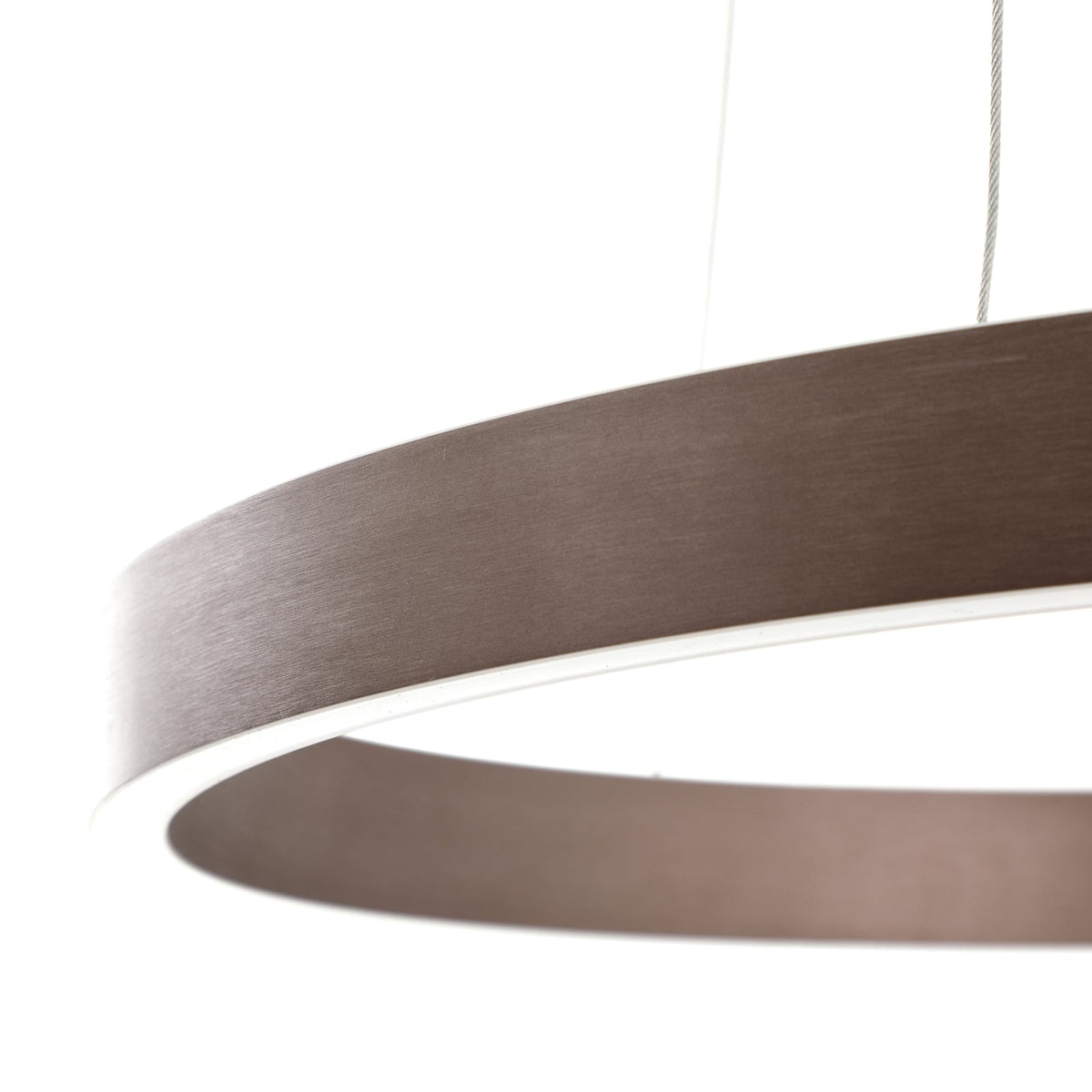 Smart LED pendellampe Yonam aluminium Ø60 cm med fjernkontroll