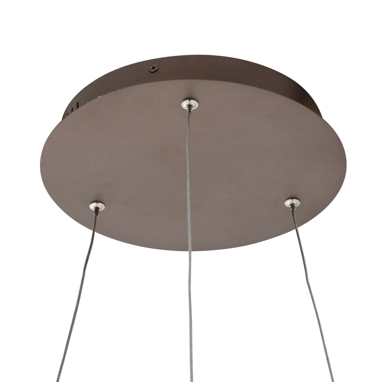 Smart LED pendellampe Yonam aluminium Ø60 cm lysfargejustering