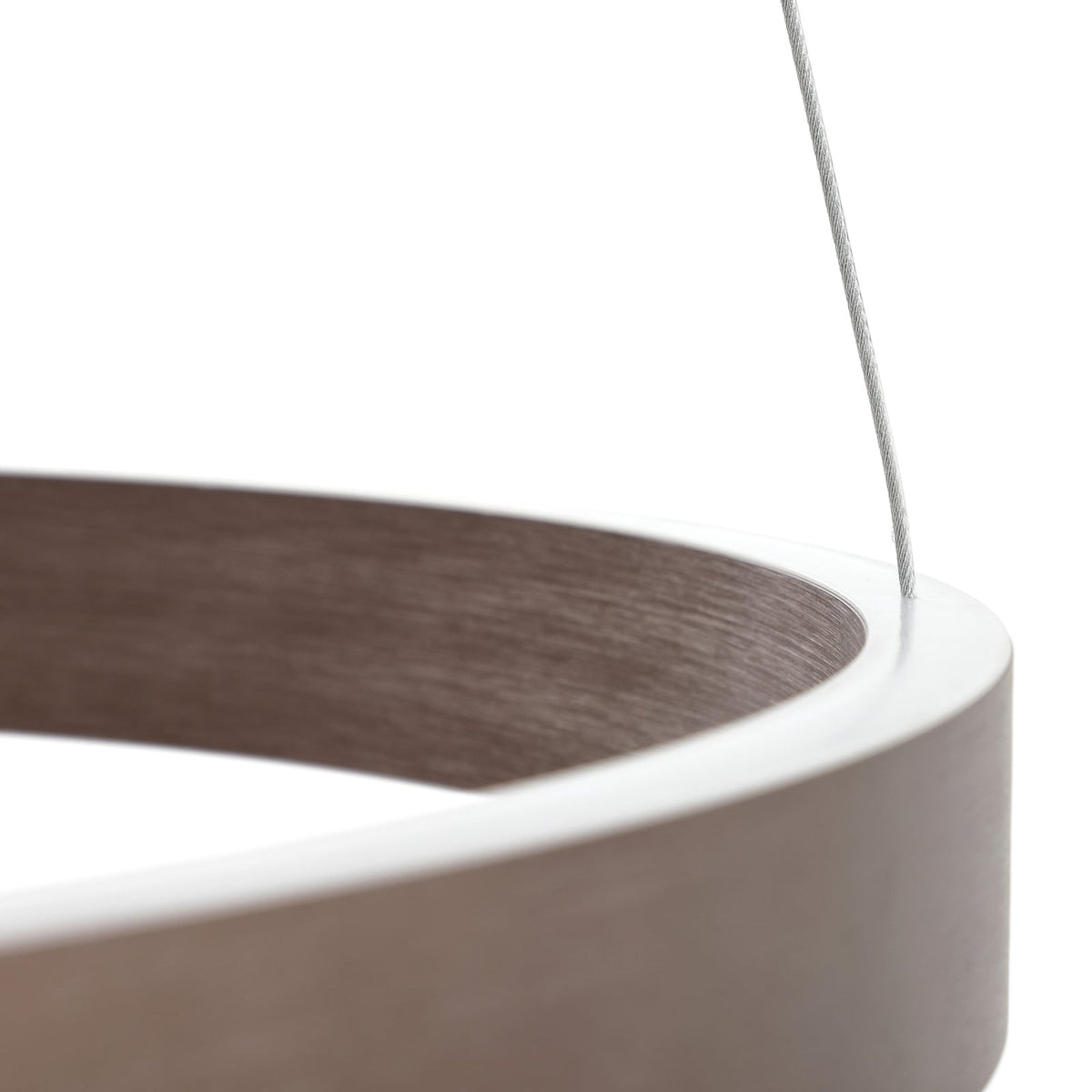 Smart LED pendellampe Yonam aluminium Ø60 cm oppheng detalj