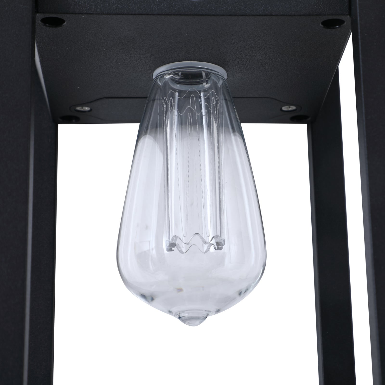 Smart LED solcelle-stolpelampe Enea med sensor CCT RGB IP44 - Lindby